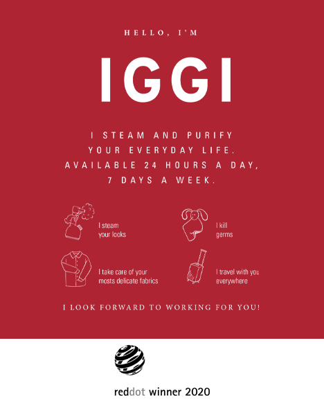 IGGI Intense Red + Travel pouch